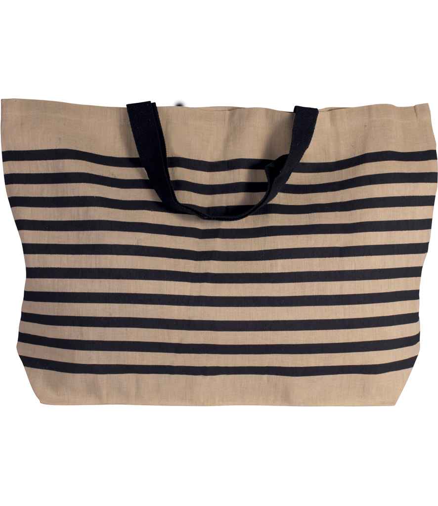 [KI0228 NT/NV ONE] Kimood Large Juco Bag (Natural/Navy)
