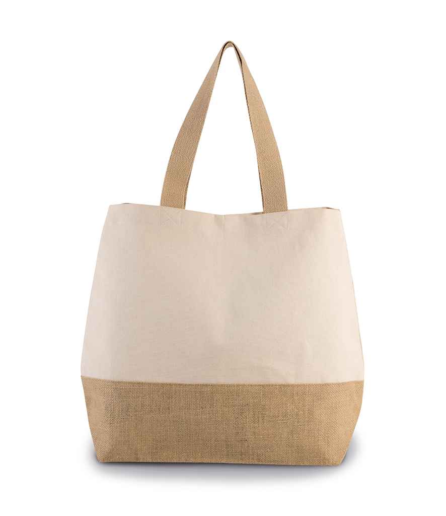 [KI0235 NT/NT ONE] Kimood Canvas & Jute Shopper (Natural/Natural)