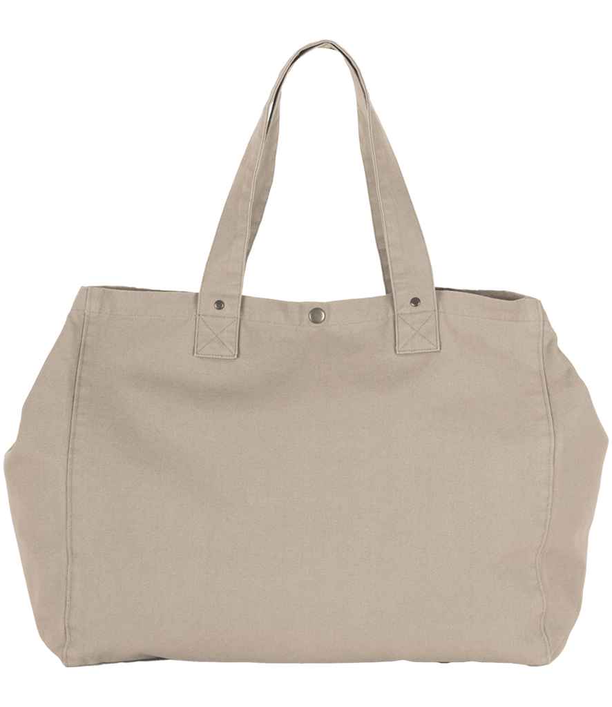 [KI3208 WNAT ONE] Kimood Faded Cotton Shopper (Washed Natural)