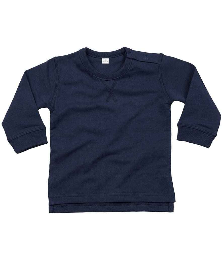 [BZ31 NNV 12-18] BabyBugz Baby Sweatshirt (Nautical Navy, 12-18)