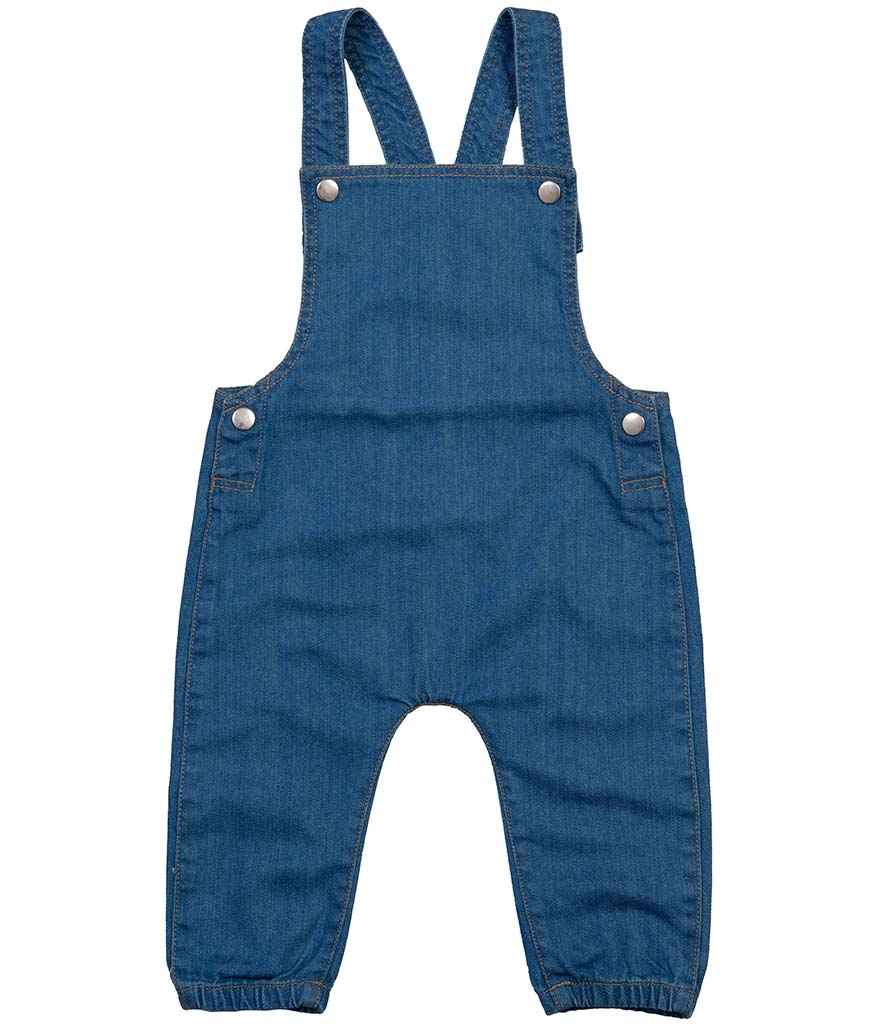 [BZ56 DNM 3-6] BabyBugz Baby Rocks Denim Dungarees (3-6)