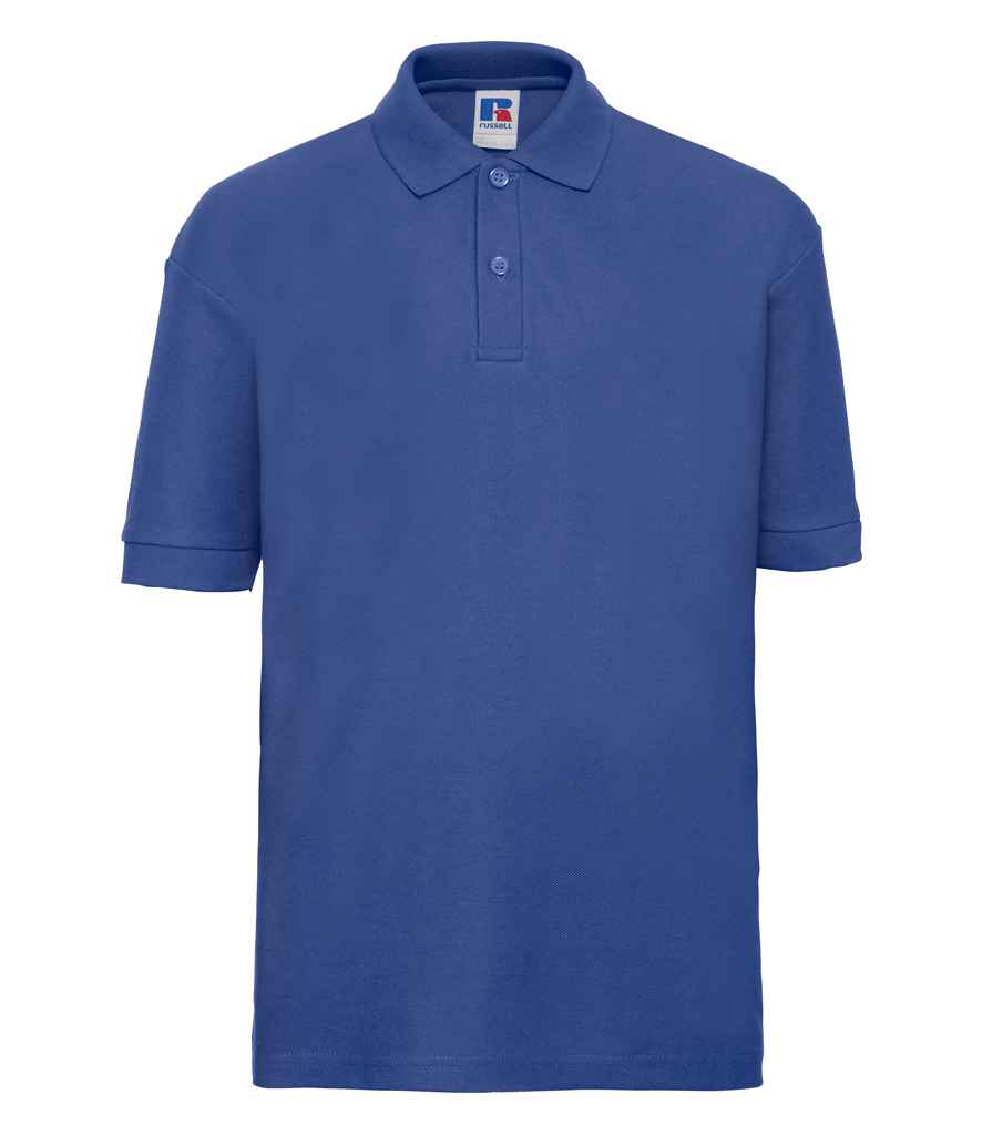 [539B BRO 3-4] Russell Schoolgear Kids Poly/Cotton Piqué Polo Shirt (Bright Royal, 3-4)