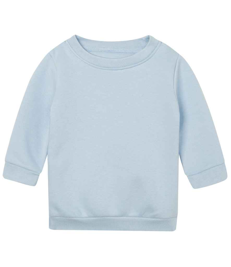 [BZ64 DYB 12-18] BabyBugz Baby Essential Sweatshirt (Dusty Blue, 12-18)
