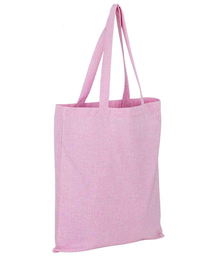 [03829 HEP ONE] SOL'S Awake Recycled Tote (Heather Pink)