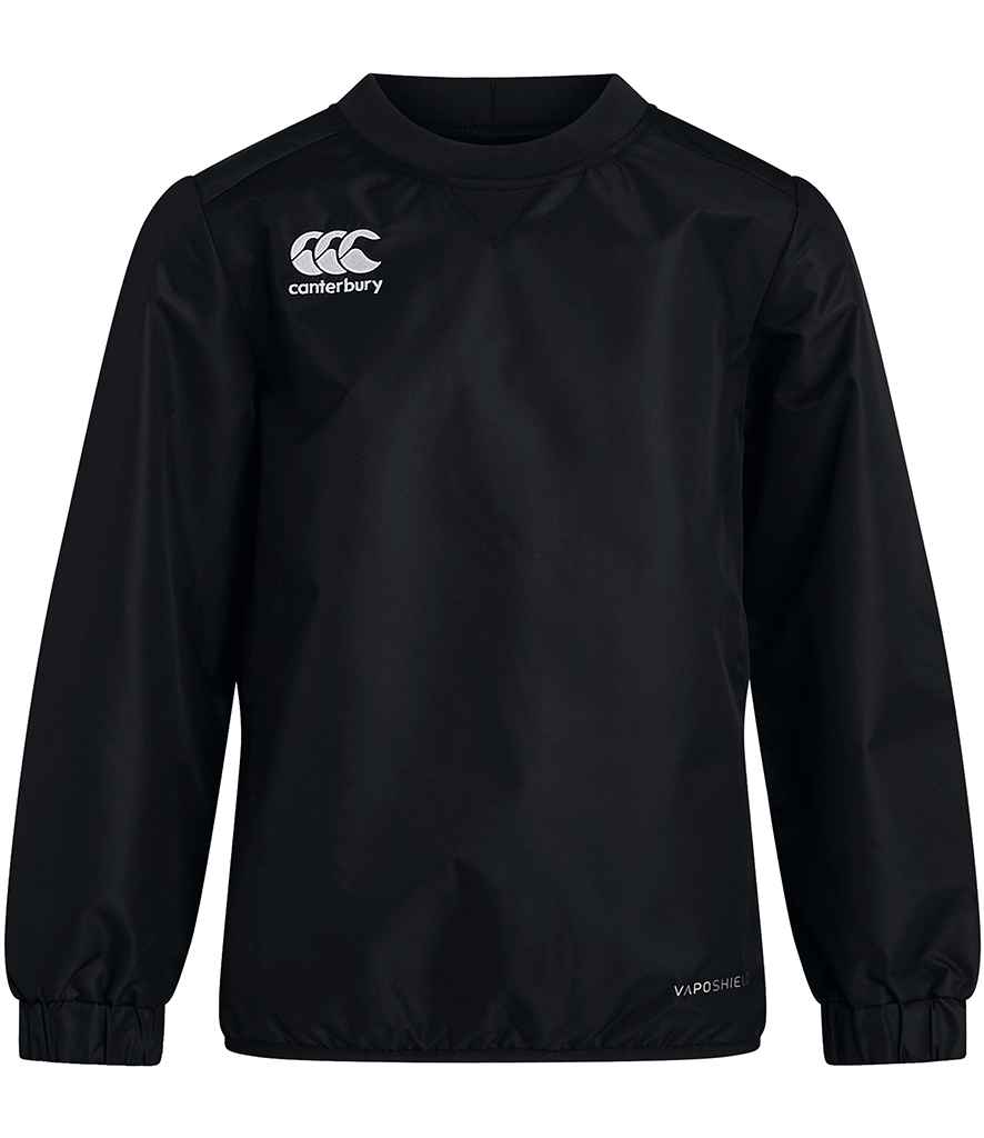 [CN217B BLK 6] Canterbury Kids Club Contact Top (Black, 6)