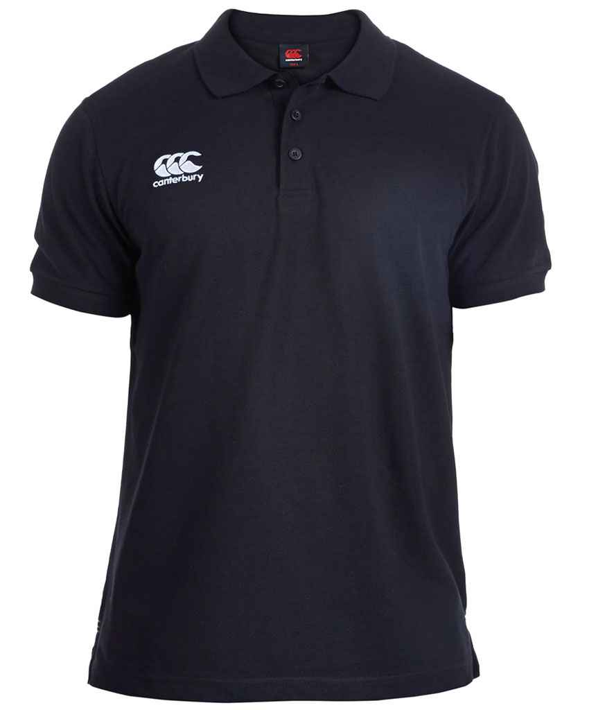 [CN220 BLK S] Canterbury Waimak Piqué Polo Shirt (Black, S)