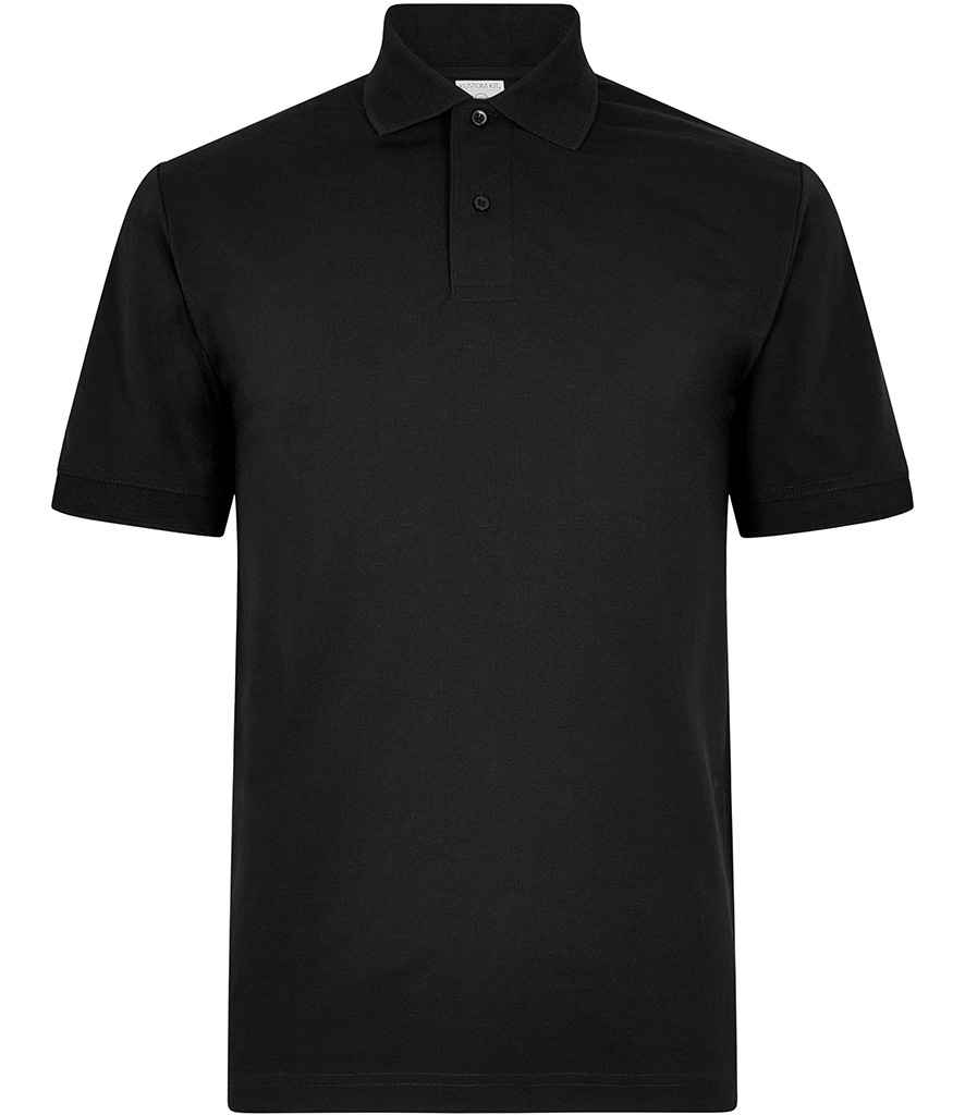 [K423 BLK S] Kustom Kit Regular Fit Recycled Superwash® 60° Polo Shirt (Black, S)