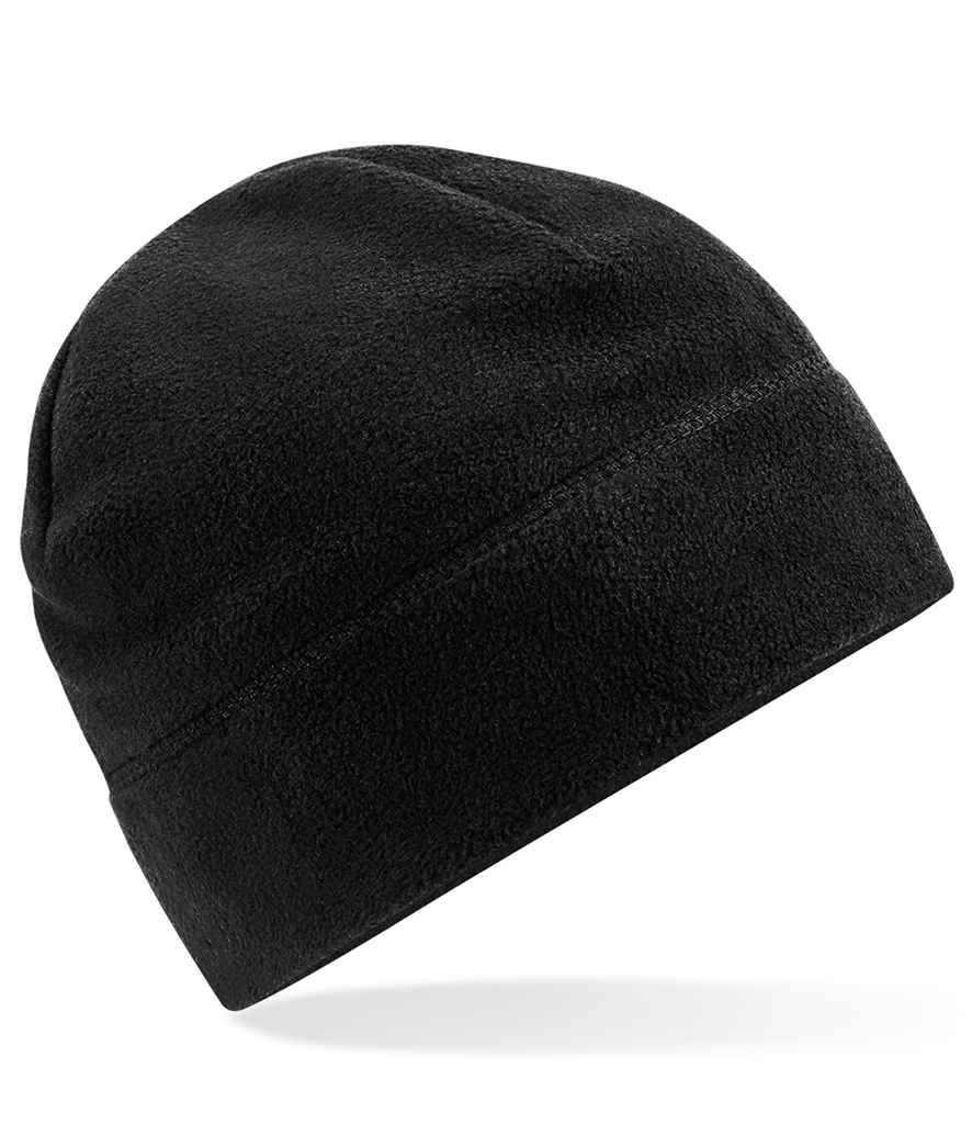 [BB244R BLK ONE] Beechfield Recycled Fleece Pull-On Beanie (Black)
