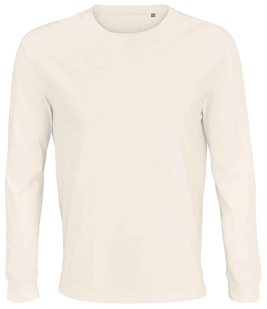 [03982 OFW XS] SOL'S Unisex Pioneer Long Sleeve T-Shirt (Off White, XS)