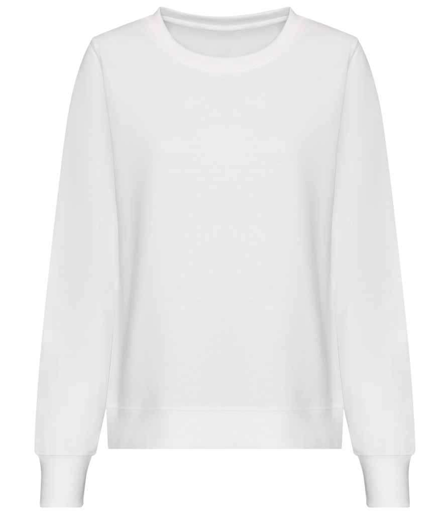 [JH030F ACW XS] AWDis Ladies Sweatshirt (Arctic White, XS)