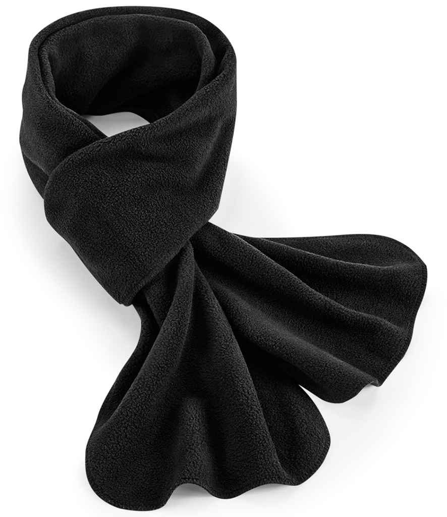 [BB293R BLK ONE] Beechfield Recycled Fleece Scarf (Black)