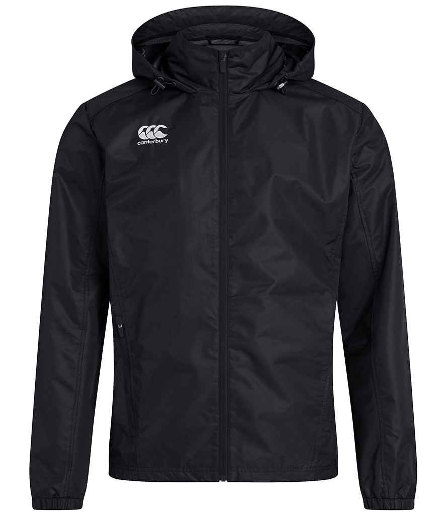 [CN268 BLK XS] Canterbury Club Rain Jacket (Black, XS)
