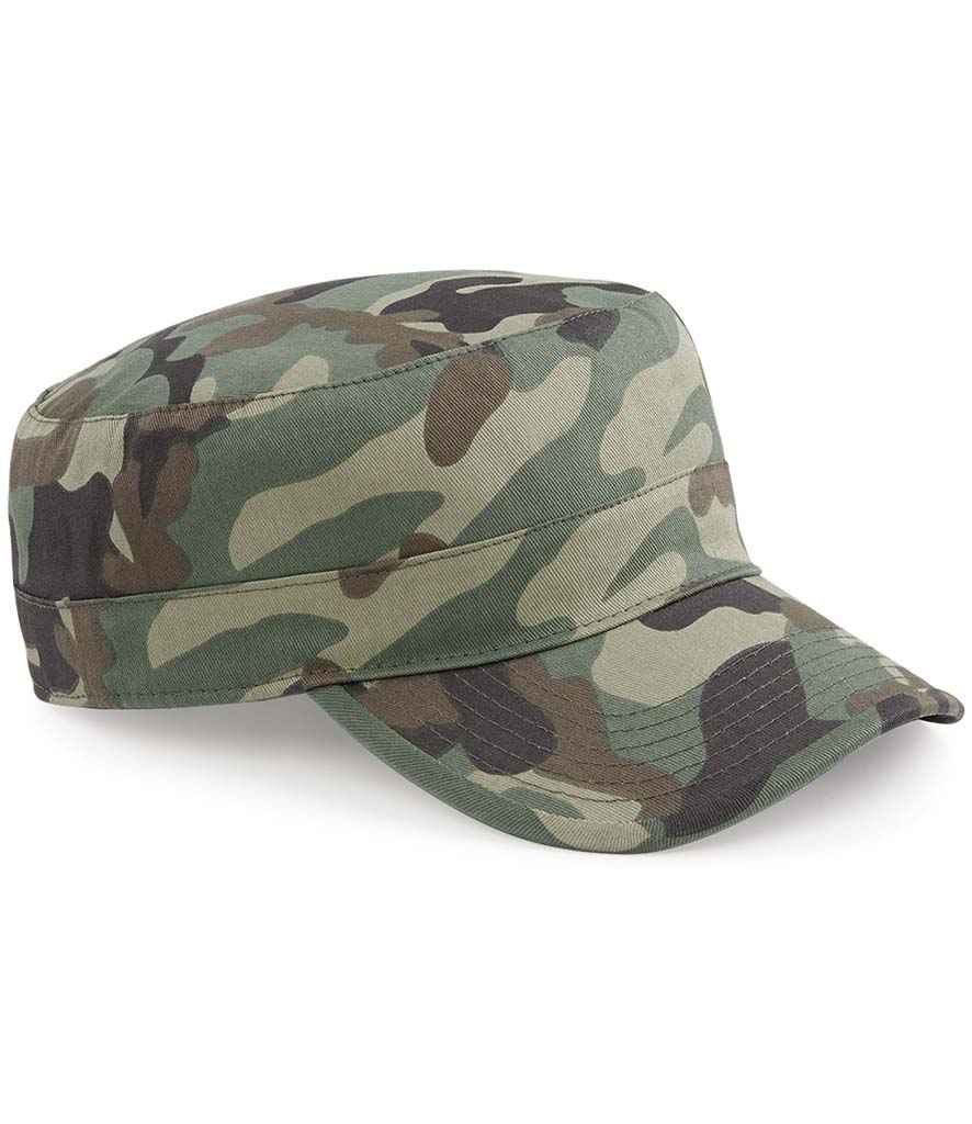 [BB33 JUN ONE] Beechfield Camo Army Cap (Jungle Camo)