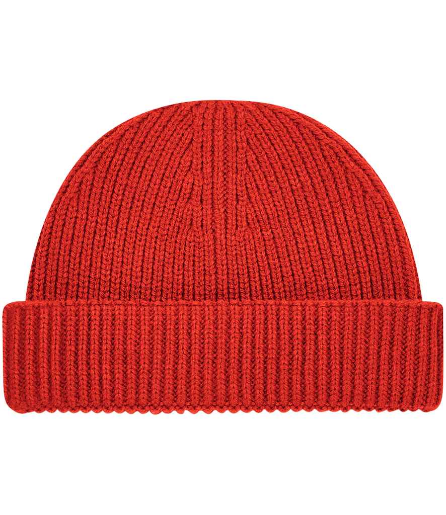 [BB383R FIR ONE] Beechfield Recycled Harbour Beanie (Fire Red)