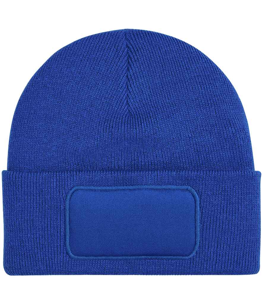[BB445 BRO ONE] Beechfield Original Patch Beanie (Bright Royal)