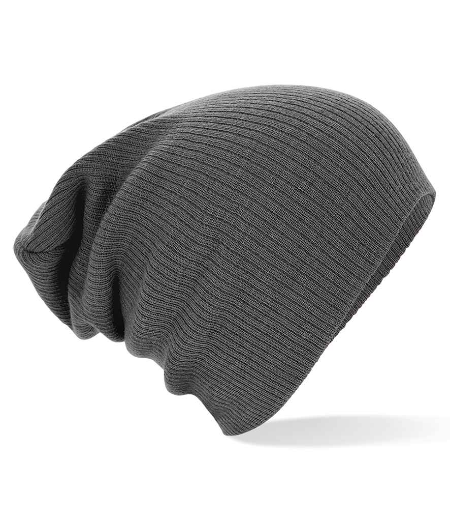 [BB461 SMO ONE] Beechfield Slouch Beanie (Smoke Grey)