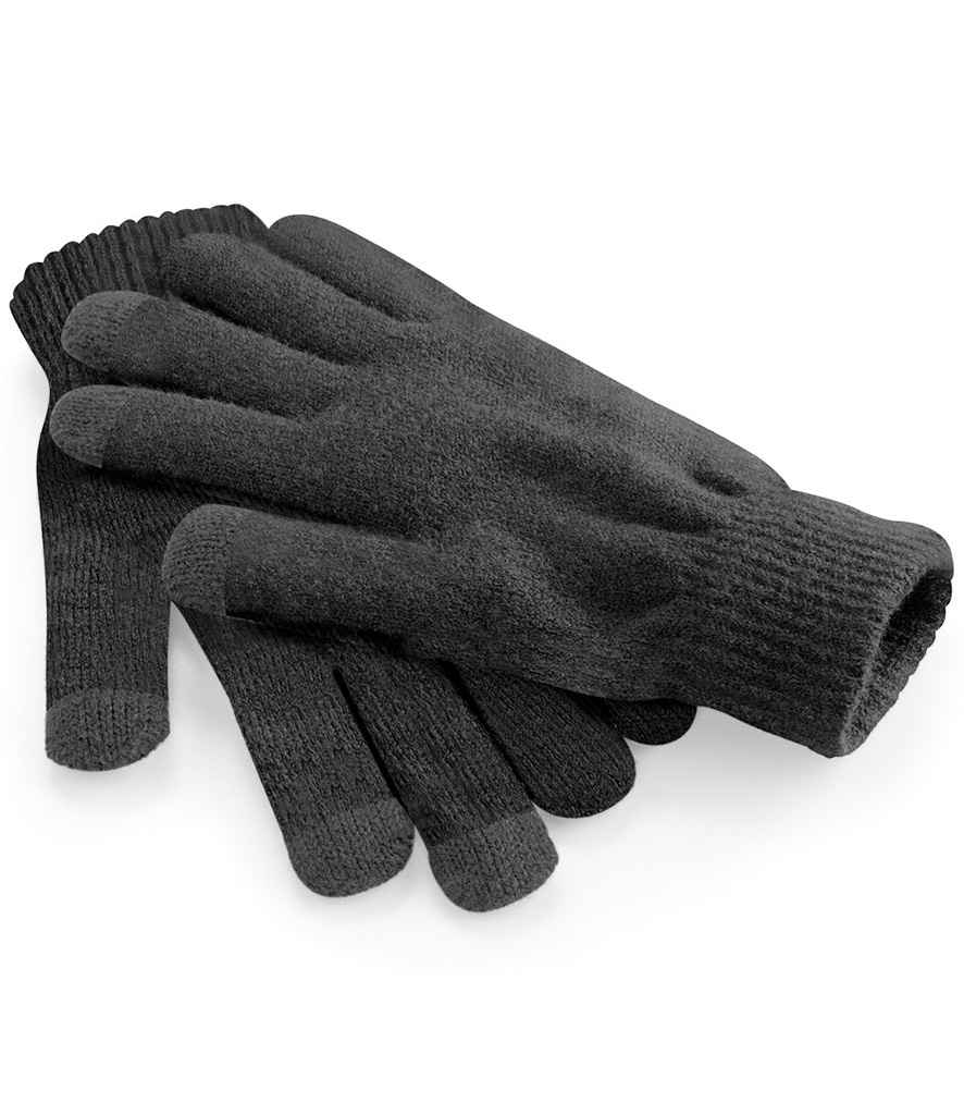 [BB490 BLK S/M] Beechfield Touchscreen Smart Gloves (S/M)