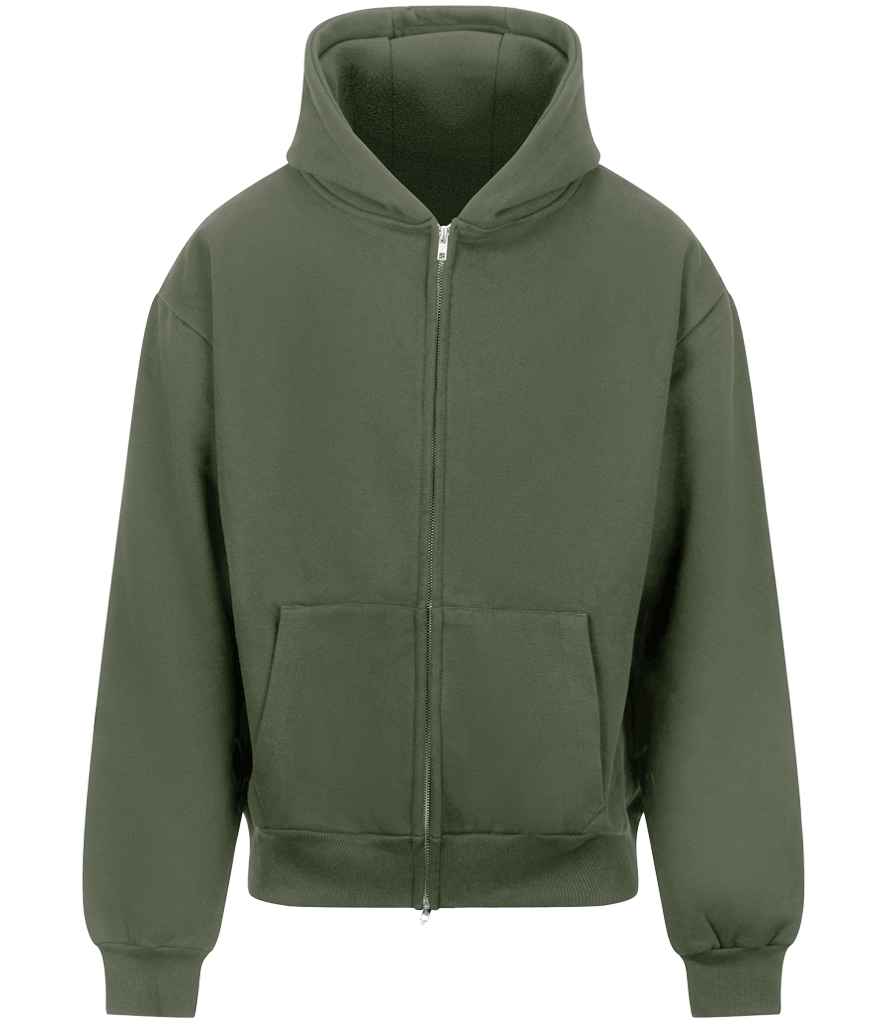 [JH125 ERG XS] AWDis Signature Heavyweight Zoodie (Earthy Green, XS)