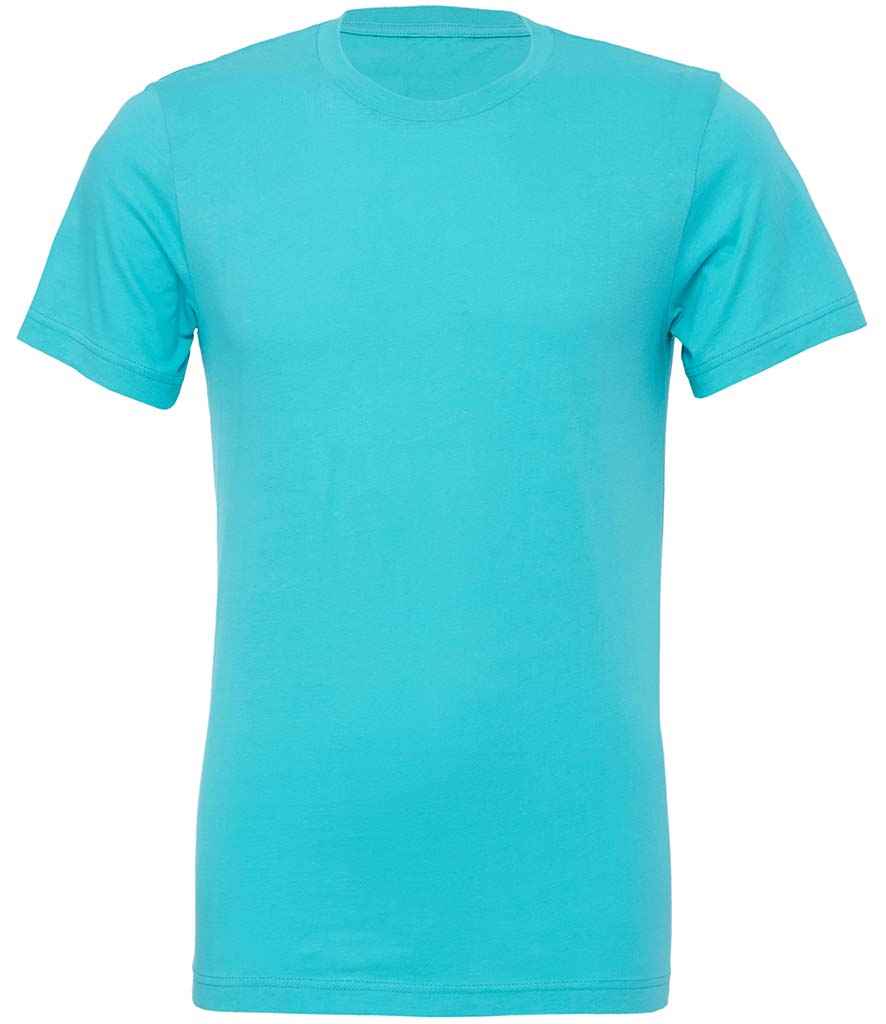 [CV3001 TEA XS] Canvas Unisex Crew Neck T-Shirt (Teal, XS)