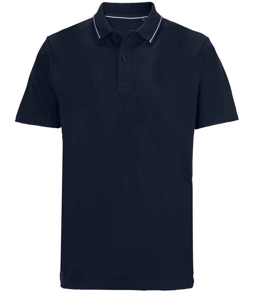 [04337 NGT XS] NEOBLU Unisex Orel Piqué Polo Shirt (Night Blue, XS)