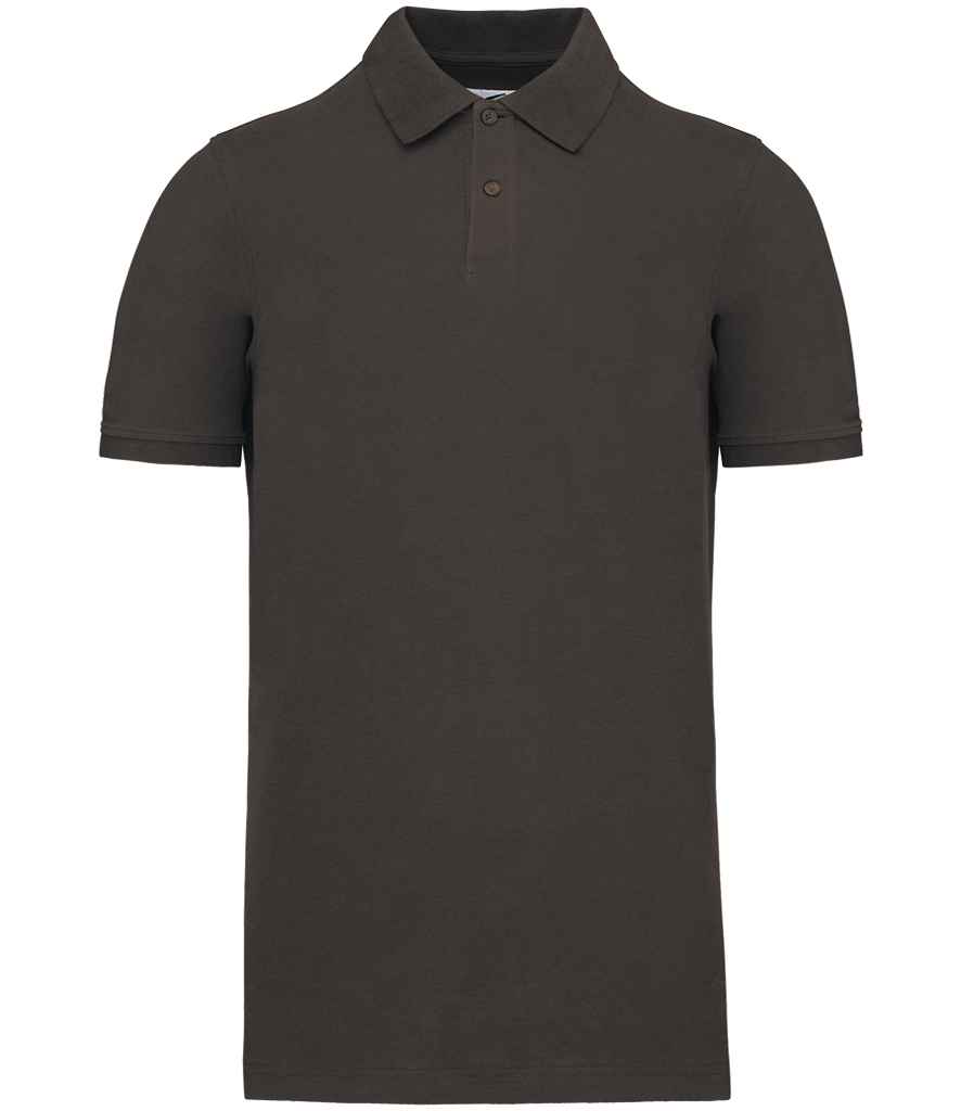 [KB2025 DGY S] Kariban Organic 180 Piqué Polo Shirt (Dark Grey, S)