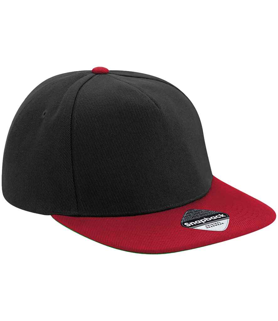 Beechfield Original Flat Peak Snapback Cap