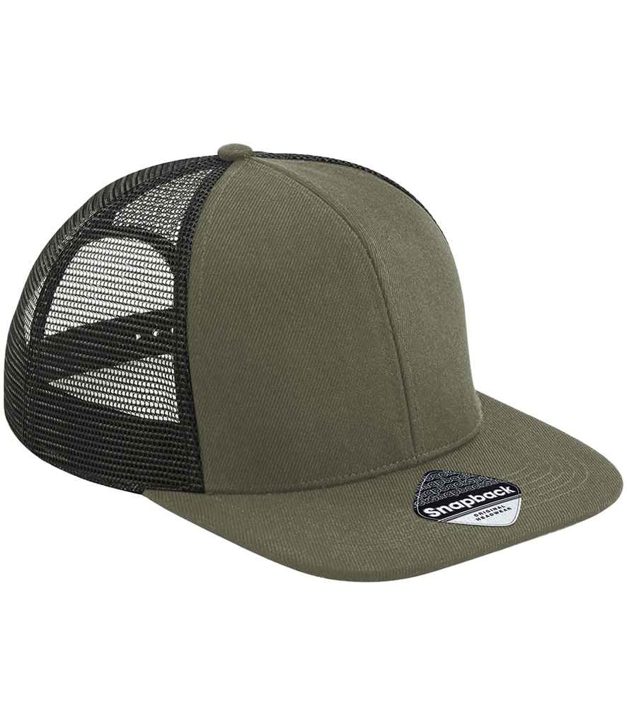 Beechfield Original Flat Peak 6 Panel Trucker Cap