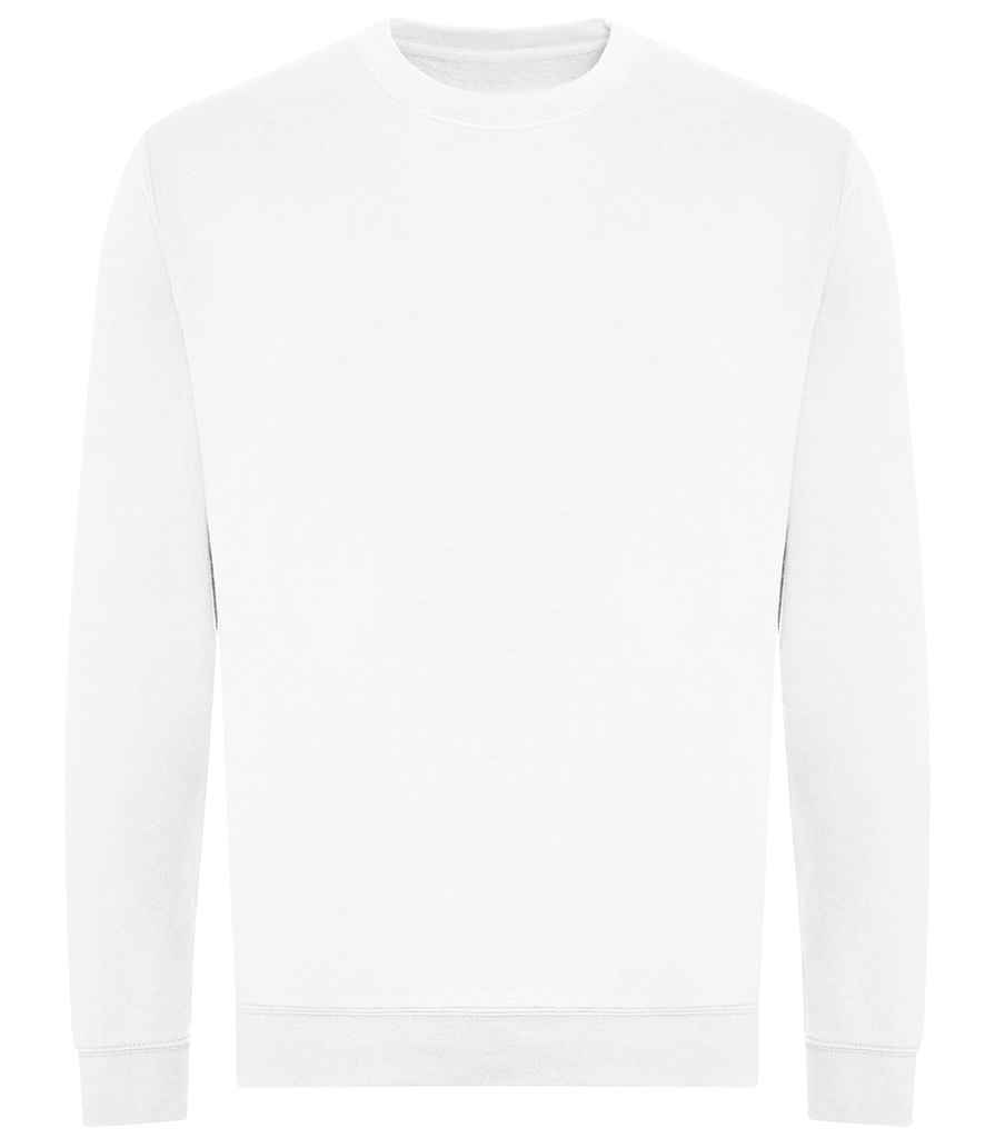 [JH230 ACW XS] AWDis Unisex Organic Sweatshirt (Arctic White, XS)