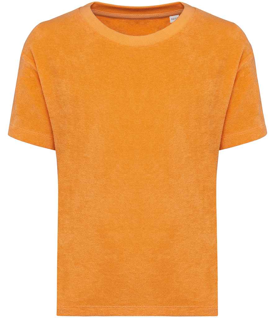 [NS319 APR 4-6] Native Spirit Kids Terry Towel T-Shirt (Apricot, 4-6)