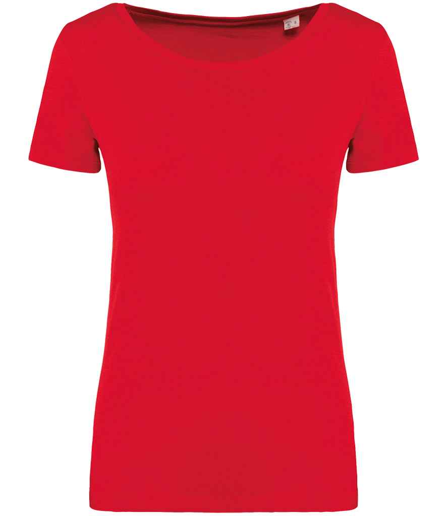 [NS324 POP XS] Native Spirit Ladies T-Shirt (Poppy Red, XS)