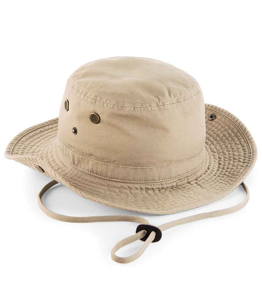 [BB789 PEB ONE] Beechfield Outback Hat (Pebble)