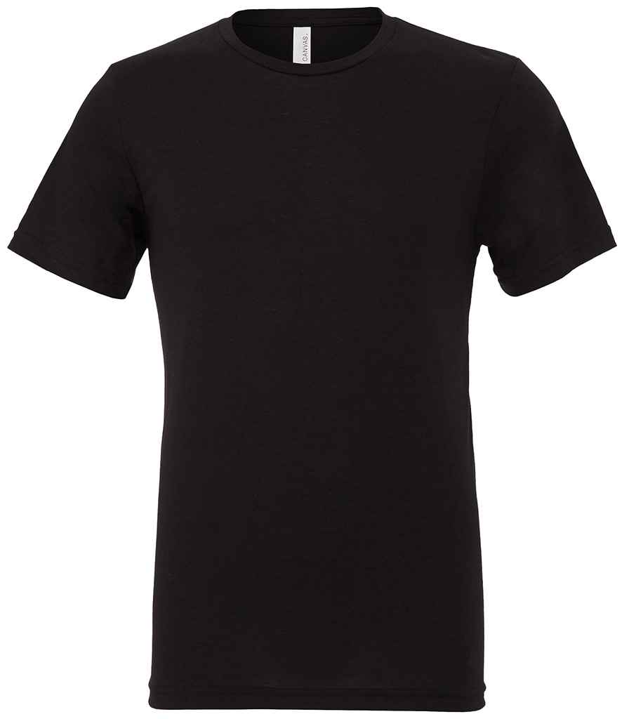 [CV3413 SOB XS] Canvas Unisex Tri-Blend T-Shirt (Solid Black Tri-Blend, XS)