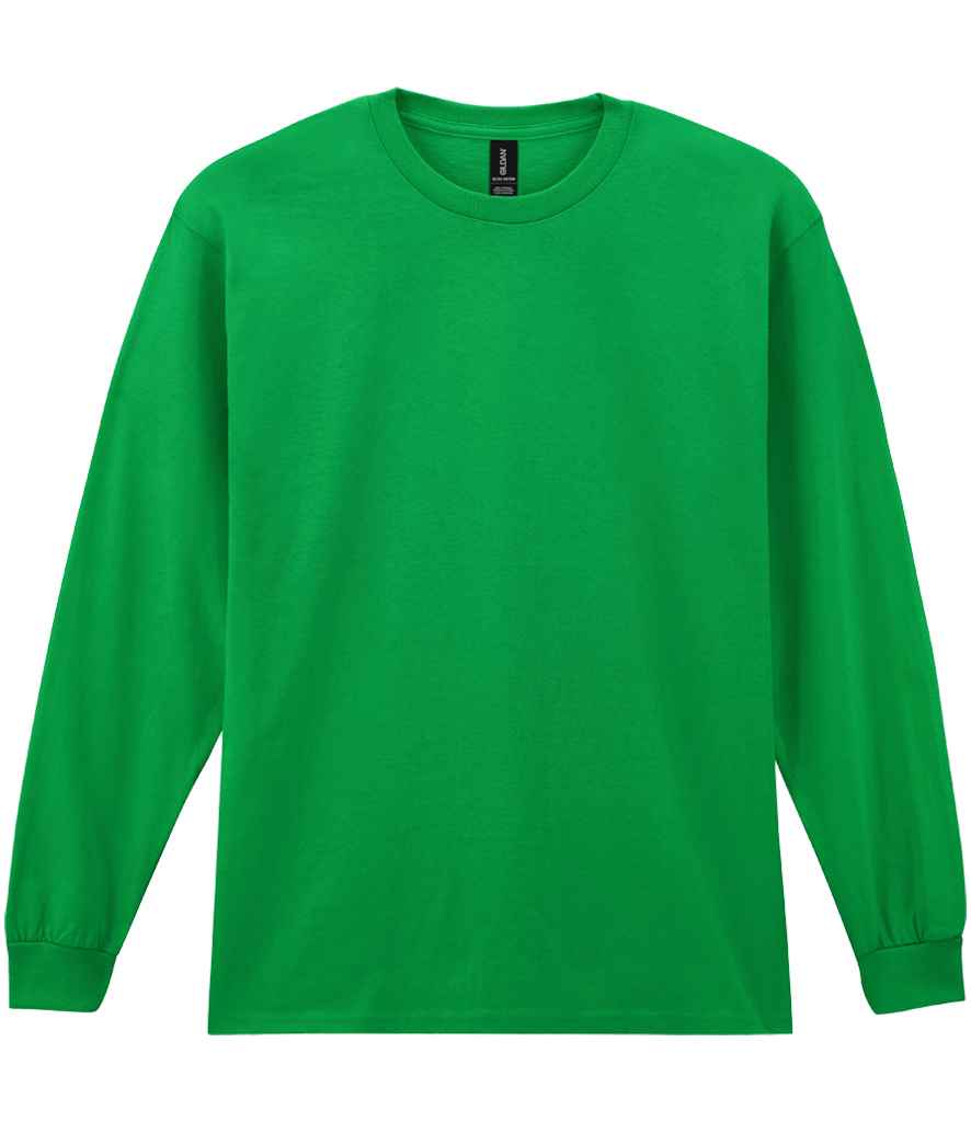 [GD14 IGN S] Gildan Ultra Cotton™ Long Sleeve T-Shirt (Irish Green, S)