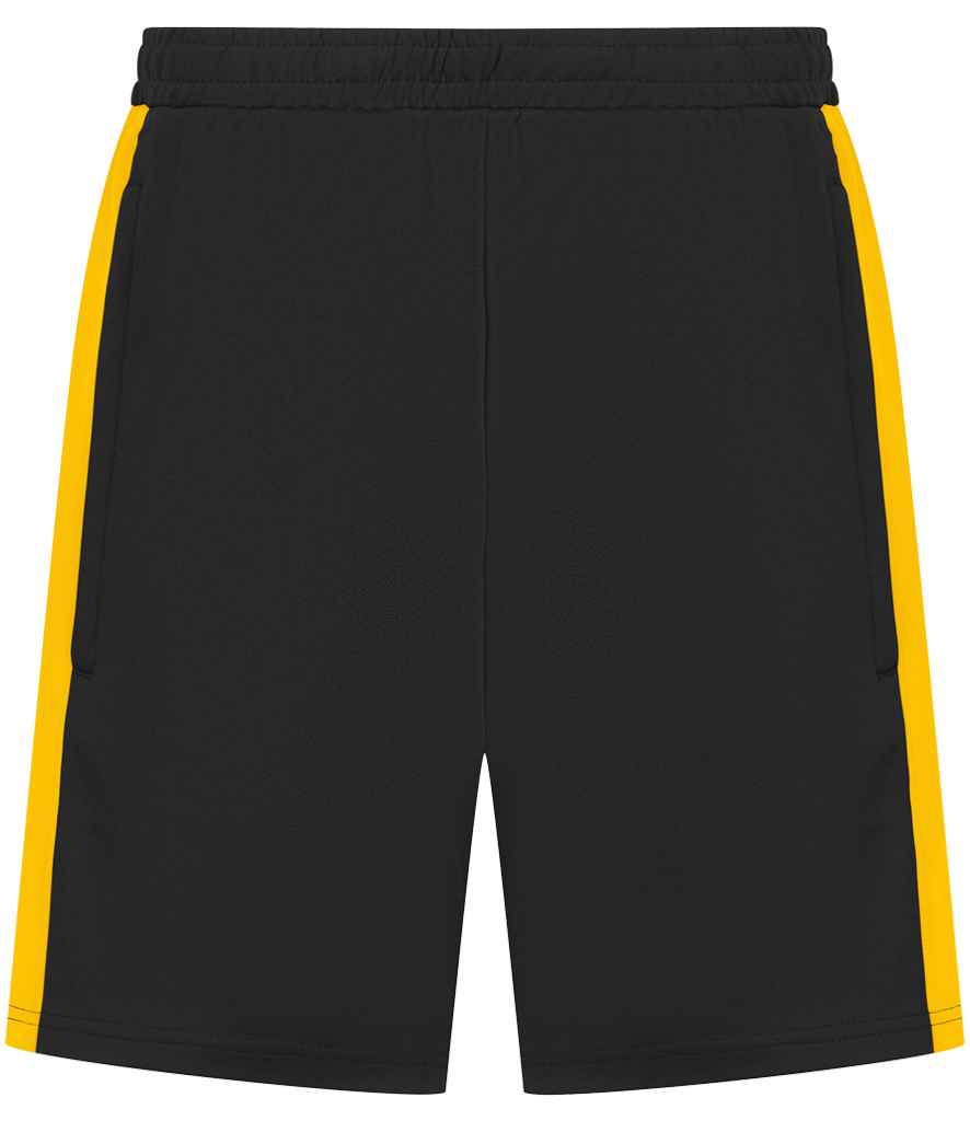 [LV886 BK/GO XS] Finden + Hales Knitted Shorts (Black/Gold, XS)