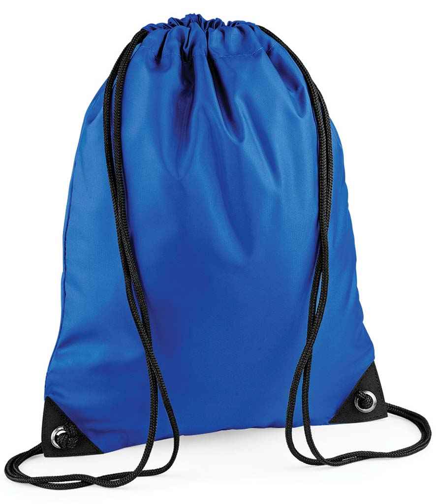 [BG10 BRO ONE] BagBase Premium Gymsac (Bright Royal)