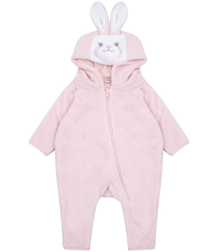 [LW073T PIN 0-6] Larkwood Baby/Toddler Rabbit All In One (Pink, 0-6)