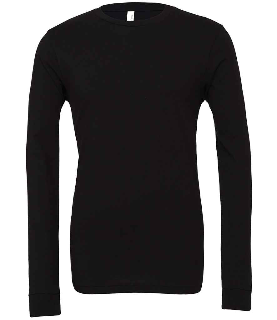 [CV3501 BLK XS] Canvas Unisex Jersey Long Sleeve T-Shirt (Black, XS)