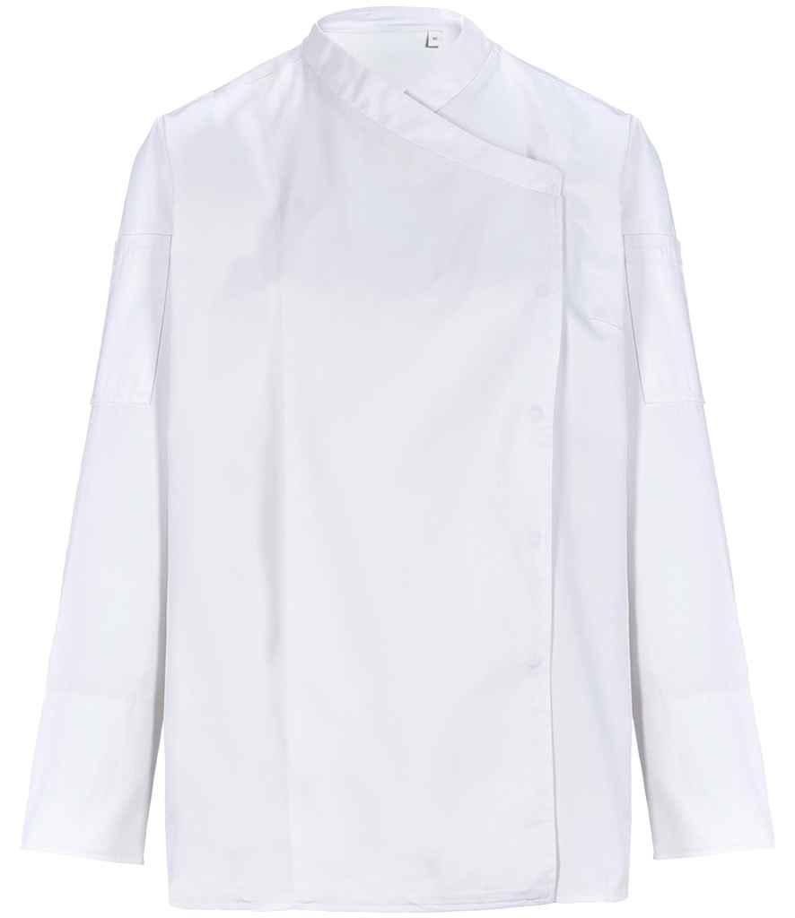 [04459 OPW XS] NEOBLU Ladies Long Sleeve Chef's Jacket (Optic White, XS)