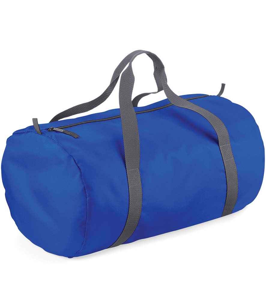 [BG150 BRO ONE] BagBase Packaway Barrel Bag (Bright Royal)