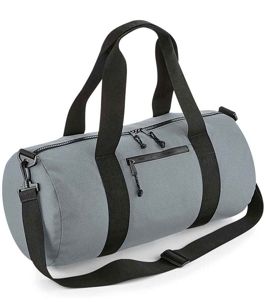 [BG284 PGE ONE] BagBase Recycled Barrel Bag (Pure Grey)
