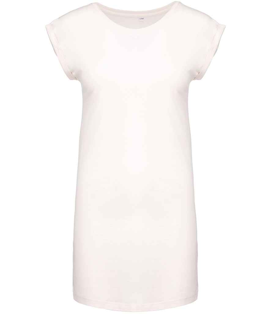 [KB388 OFW S/M] Kariban Ladies T-Shirt Dress (Off White, S/M)