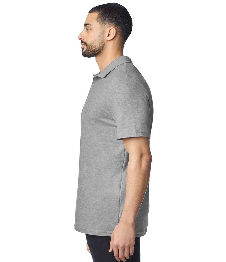 [GD35 SGY S] Gildan SoftStyle® Double Piqué Polo Shirt (Sport Grey, S)