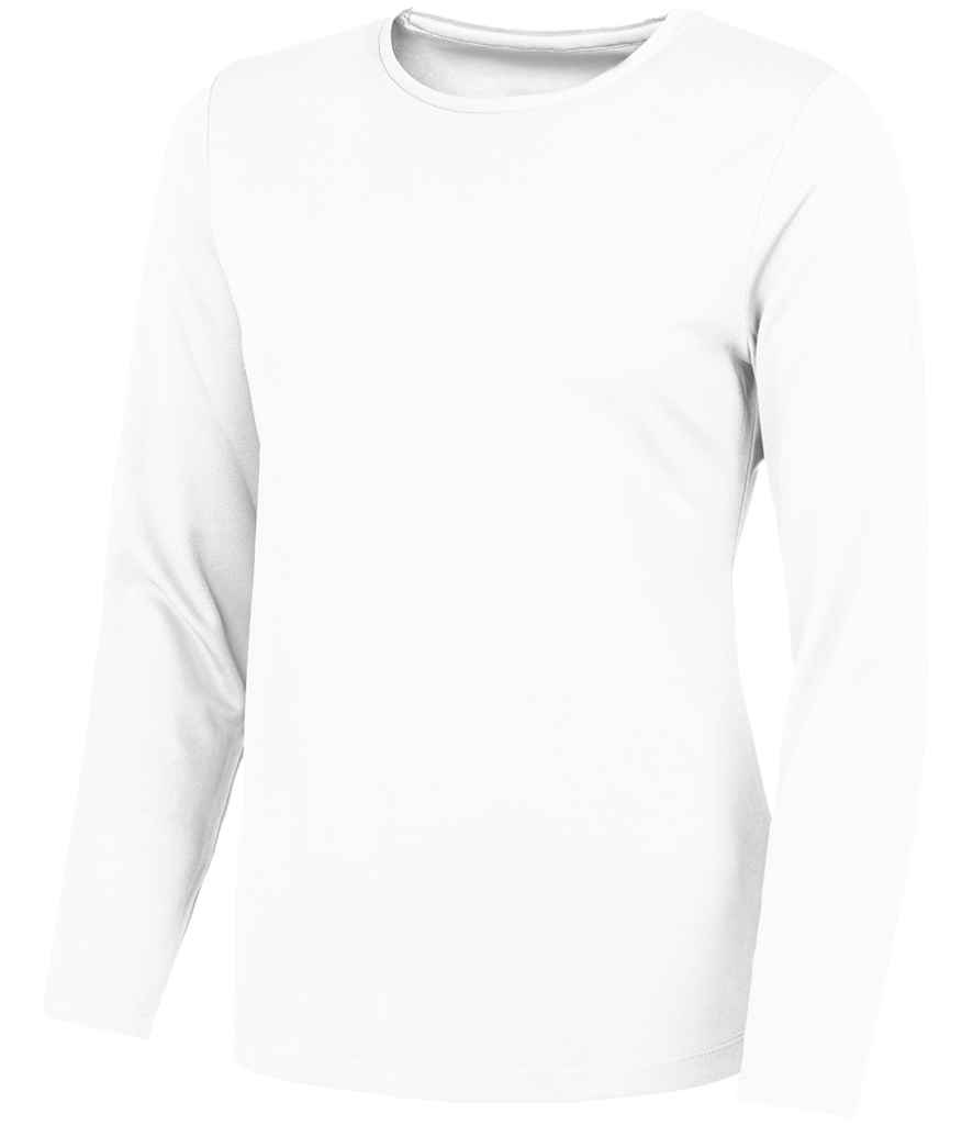 [JC012 ACW XS] AWDis Ladies Cool Long Sleeve T-Shirt (Arctic White, XS)