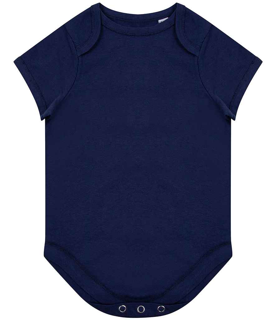 [LW655T NAV 0-3] Larkwood Organic Baby Bodysuit (Navy, 0-3)