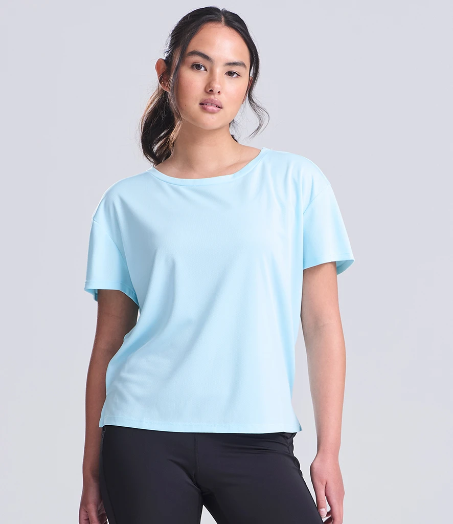 [JC013 MIN XS] AWDis Ladies Cool Open Back T-Shirt (Mint, XS)