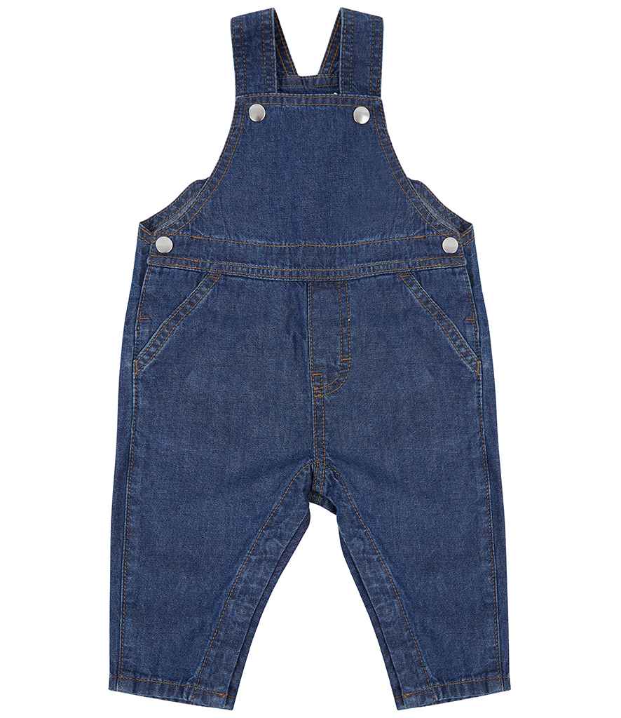 [LW700 BLU 3-4] Larkwood Kids Denim Dungarees (3-4)