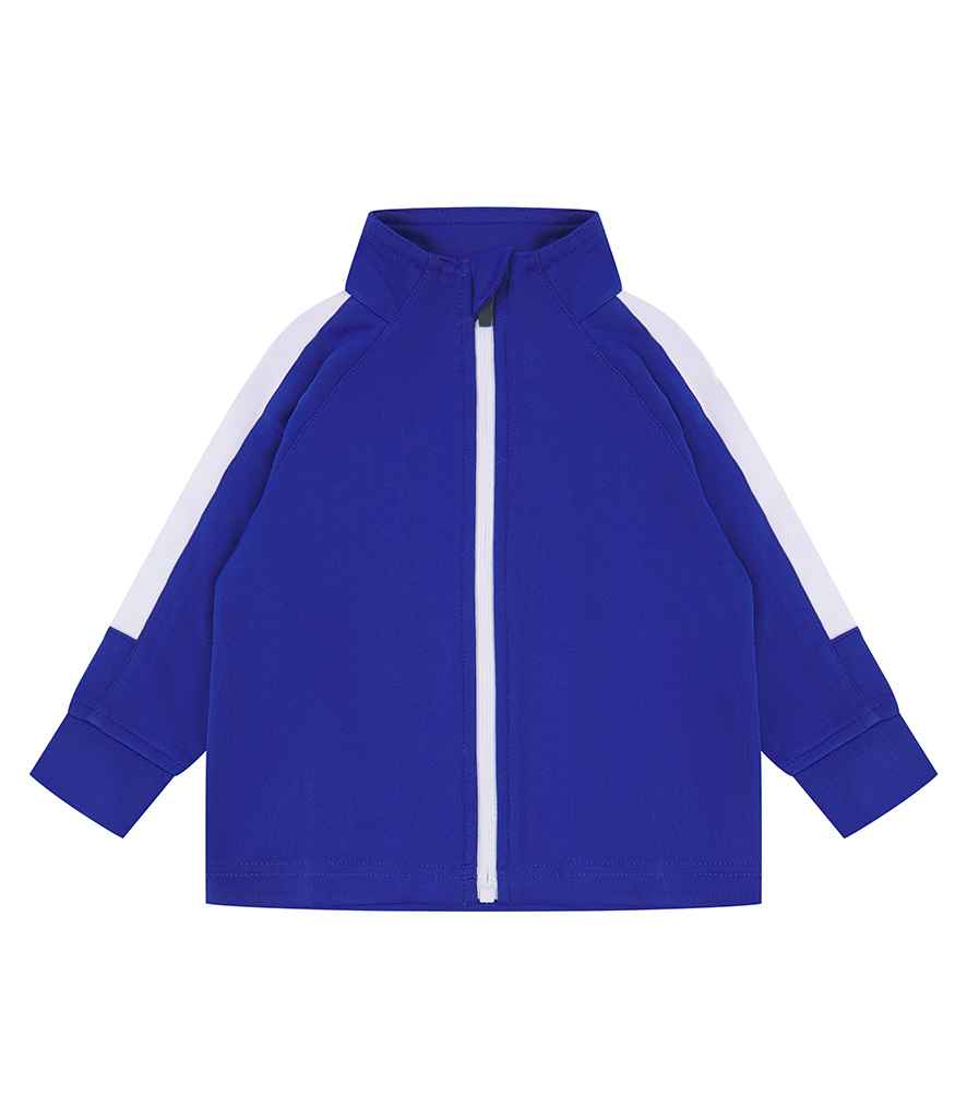 [LW820 RY/WH 0-6] Larkwood Baby/Toddler Tracksuit Top (Royal Blue/White, 0-6)