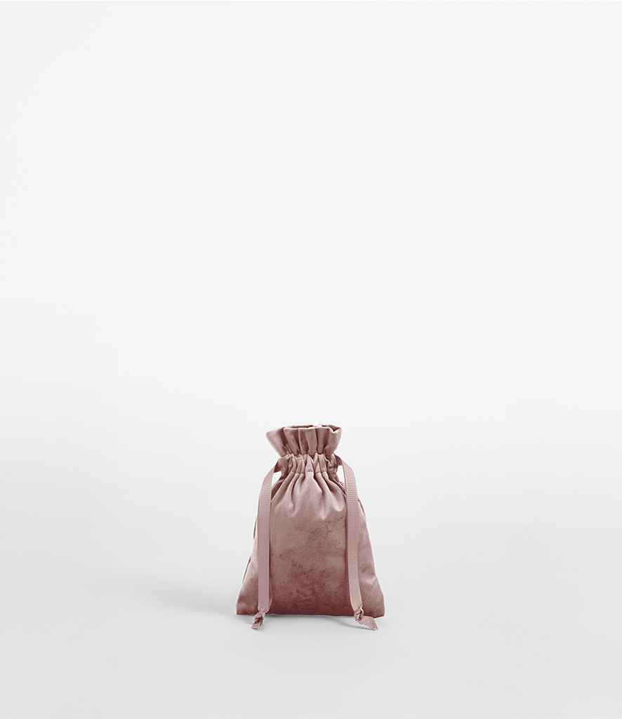 [BG718 RSQ S] BagBase Velvet Gift Bag (Rose Quartz, S)