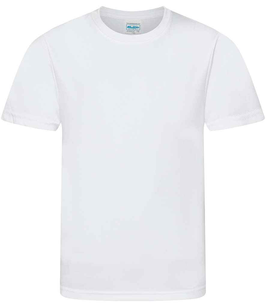 [JC020B ACW 3-4] AWDis Kids Cool Smooth T-Shirt (Arctic White, 3-4)