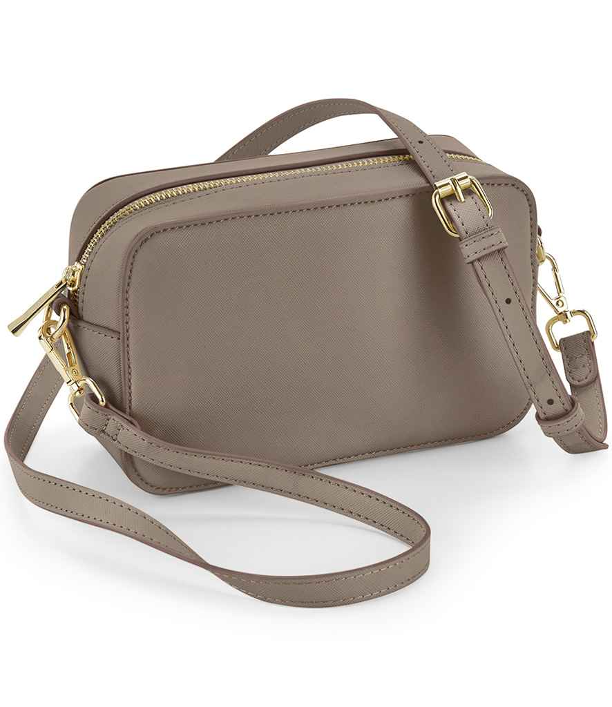 [BG758 TAU ONE] BagBase Boutique Cross Body Bag (Taupe)